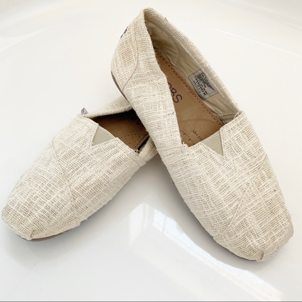 Bobs Slip On Shoes Off White Size 7.5
